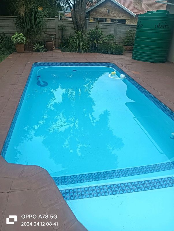 New pool shell installation new pool marbelite fibreglass New jacuzzi and repairs and pump paving