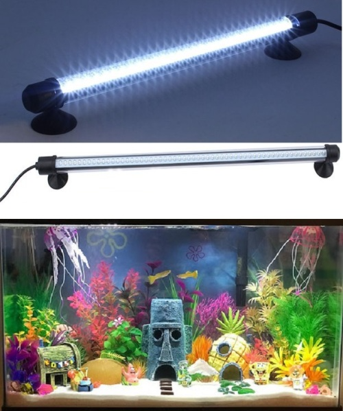 LED Submersible Tube Light for Aquariums, Fish Tanks etc. Cool White Light Colour Brand New Products