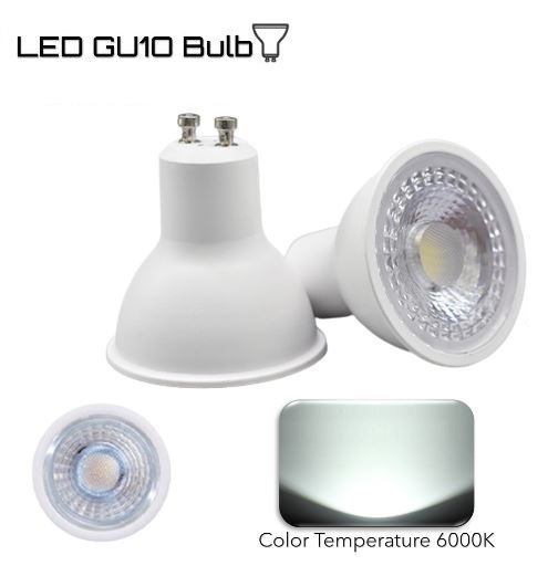 Dimmable LED Light Bulbs Cool White 6W GU10 220V Downlights Spotlights Ceiling Lights. Brand NEW.