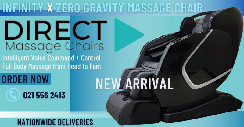 Zero Gravity Full Body Massage Chair with Voice Command Technology.