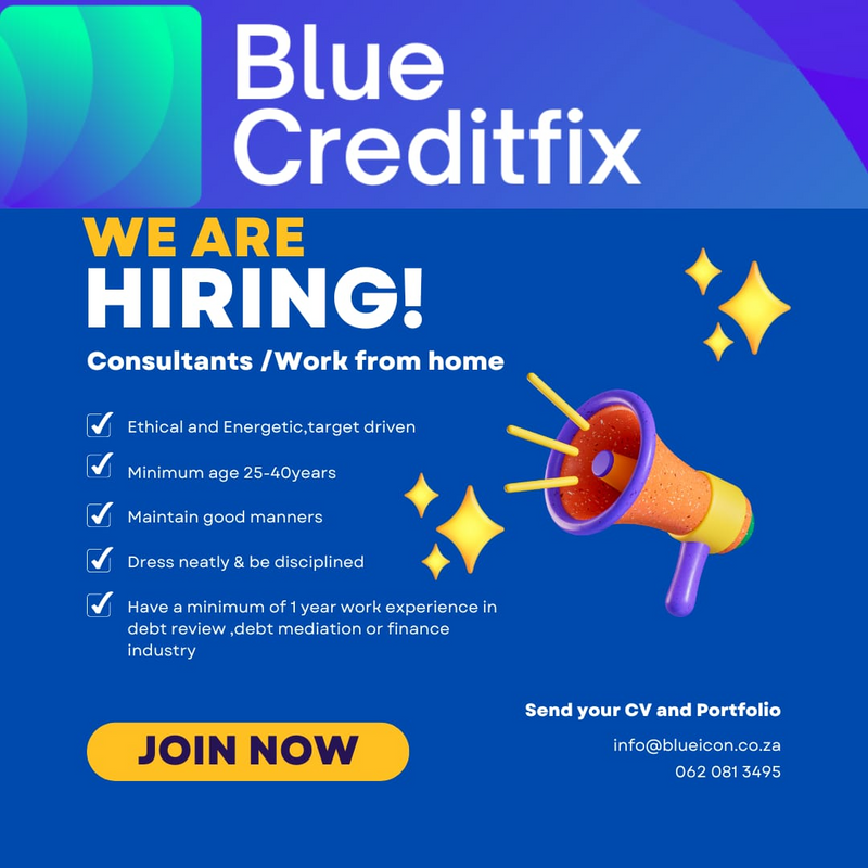 Blue Creditfix Hiring