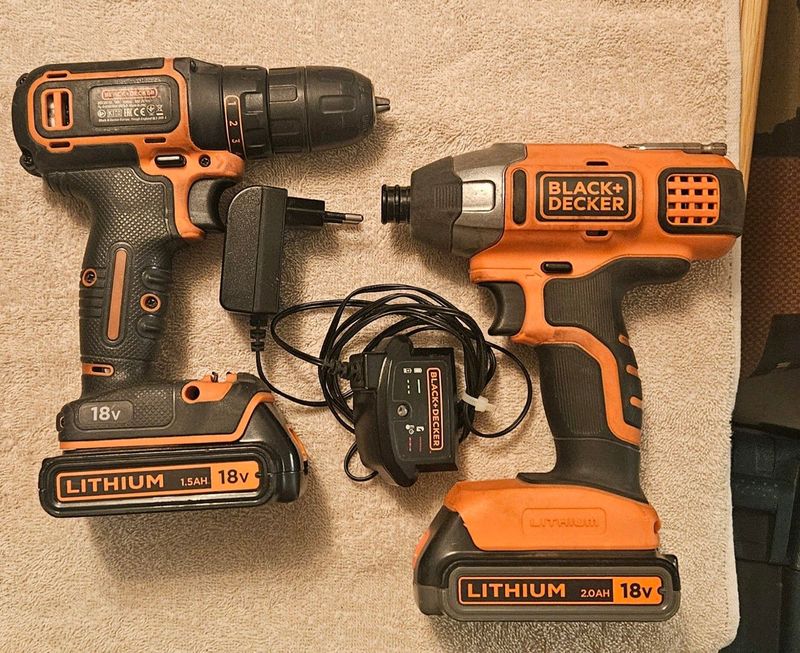 Black and Decker Drill and Driver Set