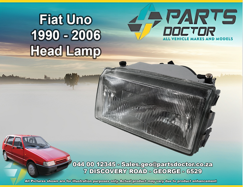 FIAT UNO 1990 - 2006 HEAD LAMP