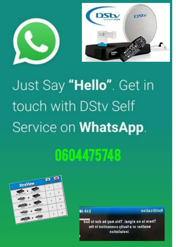 Southern suburbs Dstv lnstallation Extra View Open View Fix Signal Problems WhatsApp 0604475748Dstv