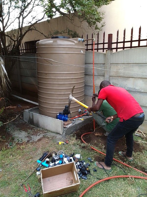 Borehole pump servicing and irrigation systems