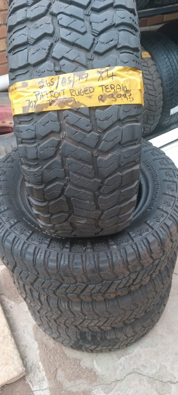 4xPatriot Rugged Terrain 265/65/17