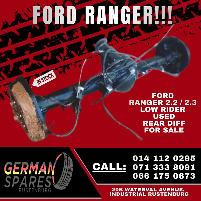 Ford Ranger 2.2 / 2.3 Used Rear Diff for Sale
