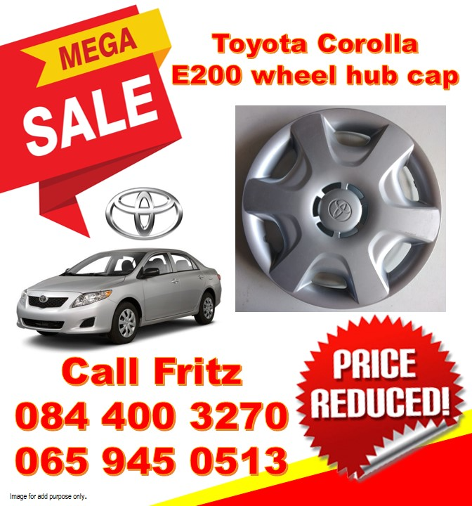 Toyota Corolla E200 wheel hub cap for sale.