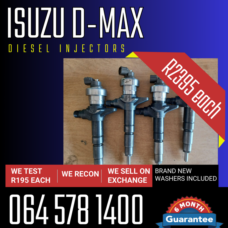 Isuzu D-Max diesel injectors for sale