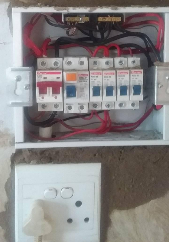 Electrician available for all your electric work