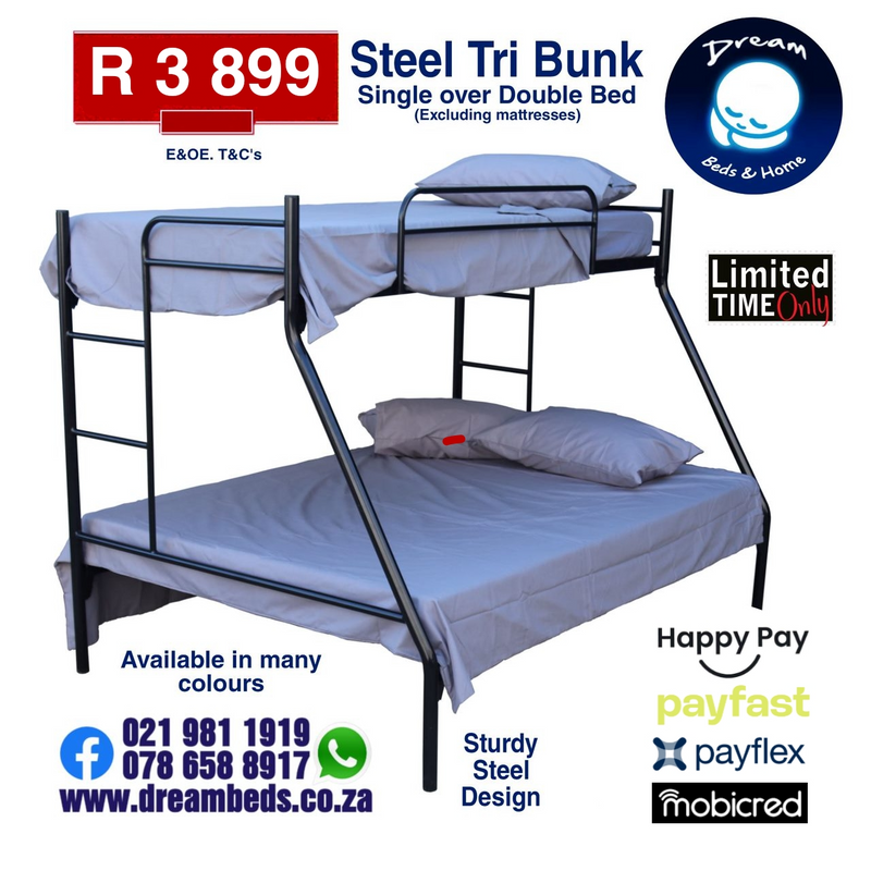 Single over double beds on sale! Single over 3/4 beds and 3/4 over double bed. Factory Prices Direct