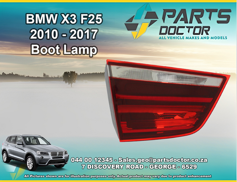 BMW X3 F25 2010 - 2017 BOOT LAMPS