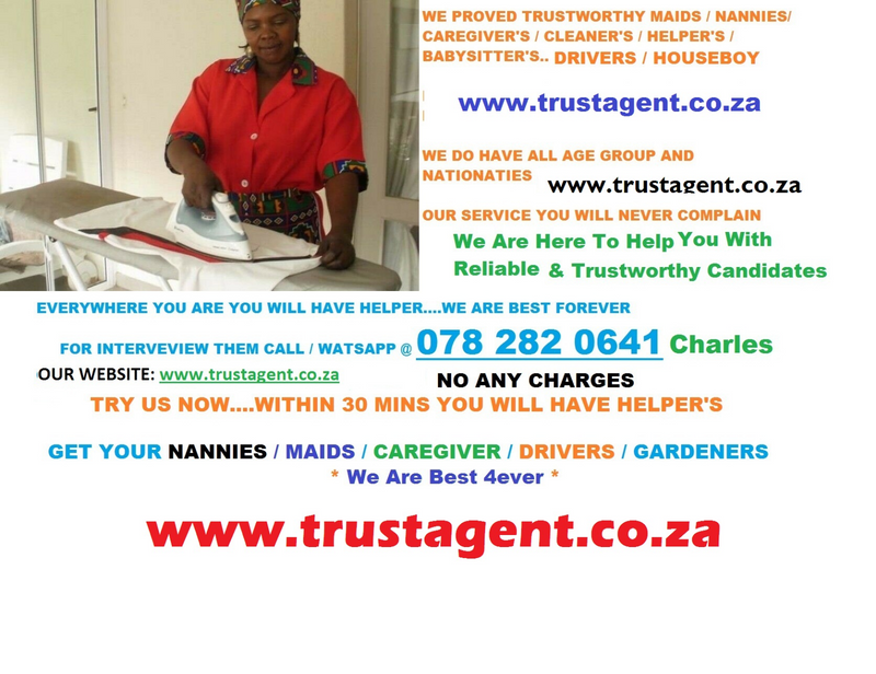 WE DO HAVE GOOD MAIDS and NANNIES CAN SUIT YOUR BUDGET