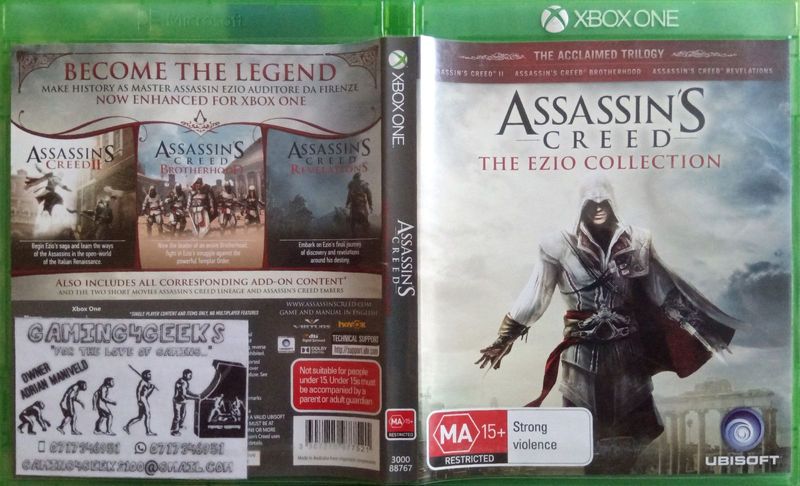 Assassin&#39;s Creed: The Ezio Collection (Xbox One) for sale at GAMING4GEEKS.