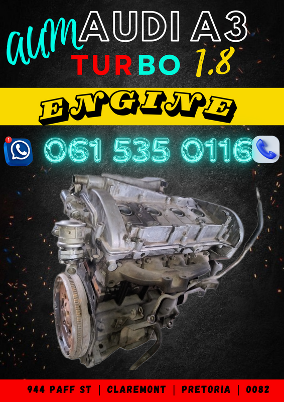 Audi A3 AUM 1.8 turbo engine R12000 Call me 0636348112
