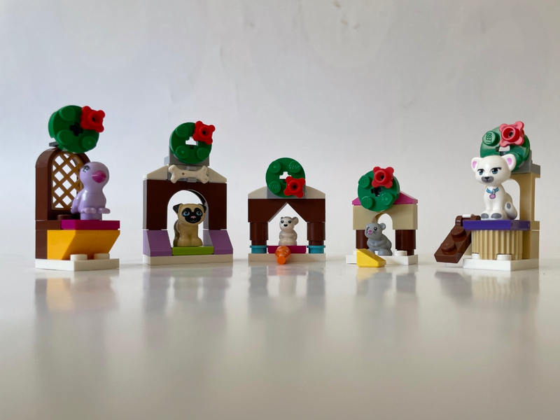 Lot of Lego animal figurines: Lego 41326 Friends Advent Calendar 2017 (Friends) (5-12) (2017)