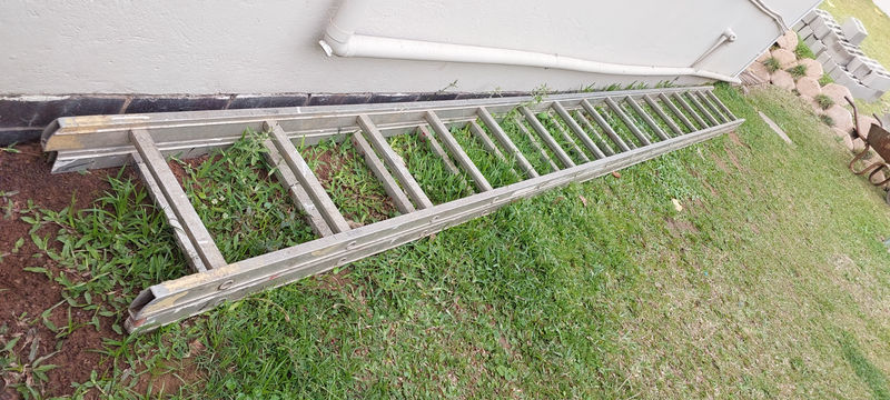 2 pce aluminium extension ladder