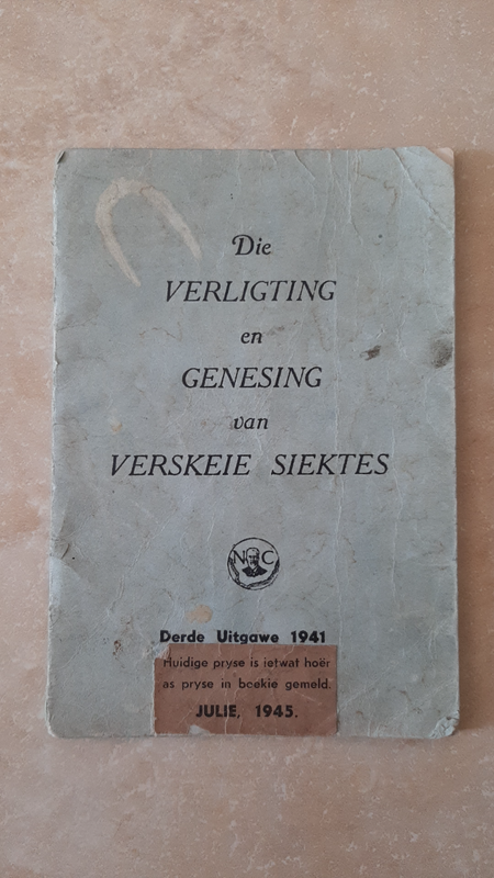 Die Verligting van Siektes - 1941 Book