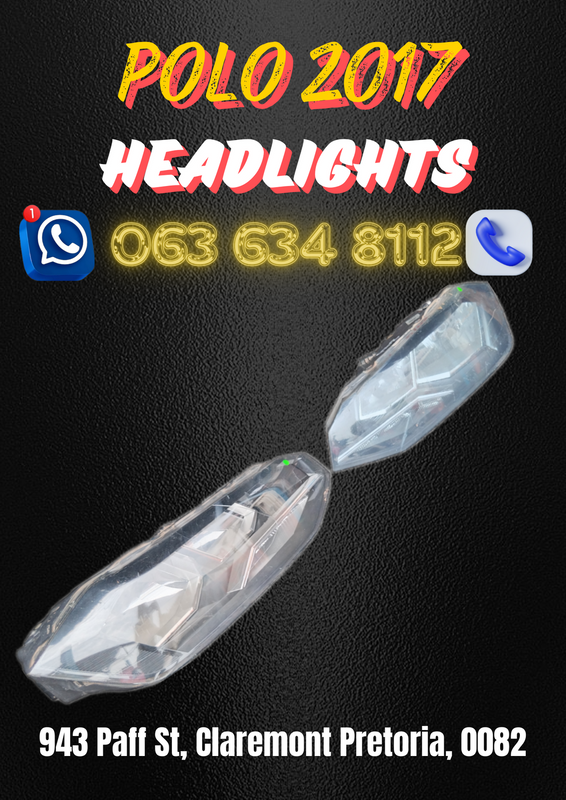 Polo 2017 headlights Call or WhatsApp me 0636348112