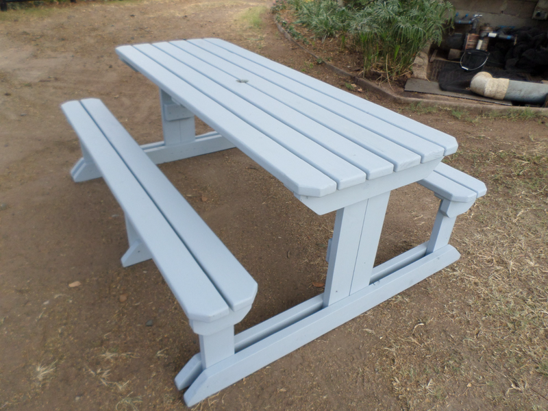Table and Bench patio sets