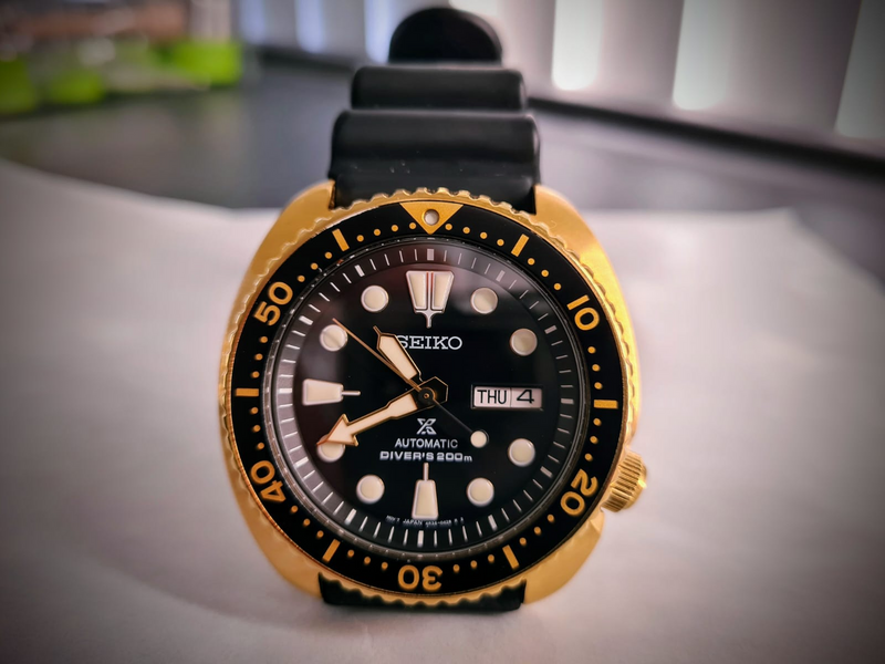 Seiko Prospex Automatic SRPC44 &#34;The Golden Turtle&#34;