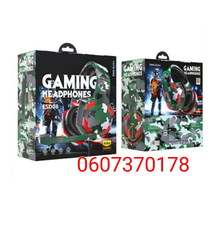 Gaming Headphones Camo Headphones - Original Hoco ESD08 Gaming Headphones (Brand New)