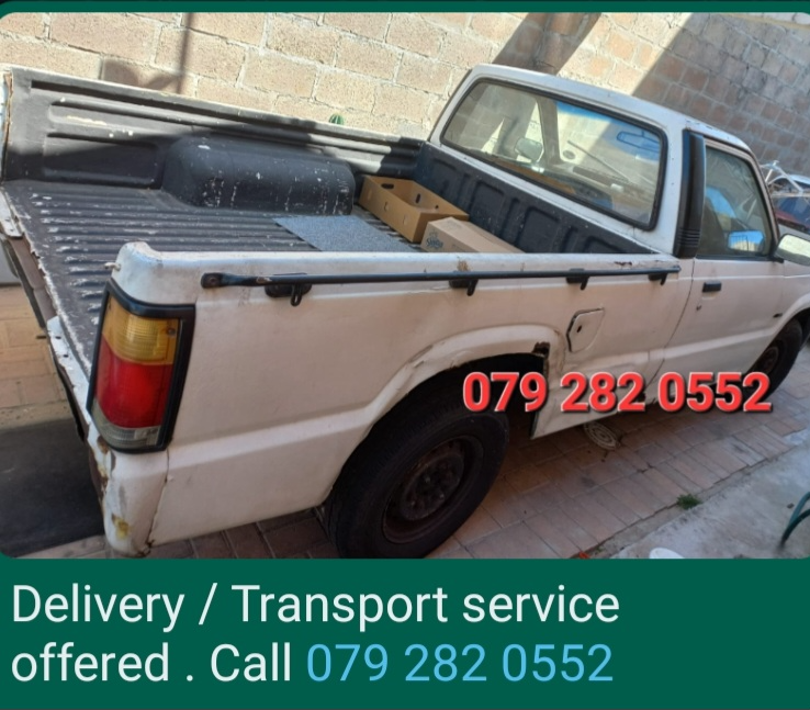 Delivery and courier services with a bakkie