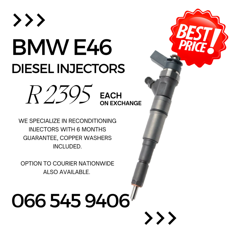 BMW E46 320D diesel injectors for sale