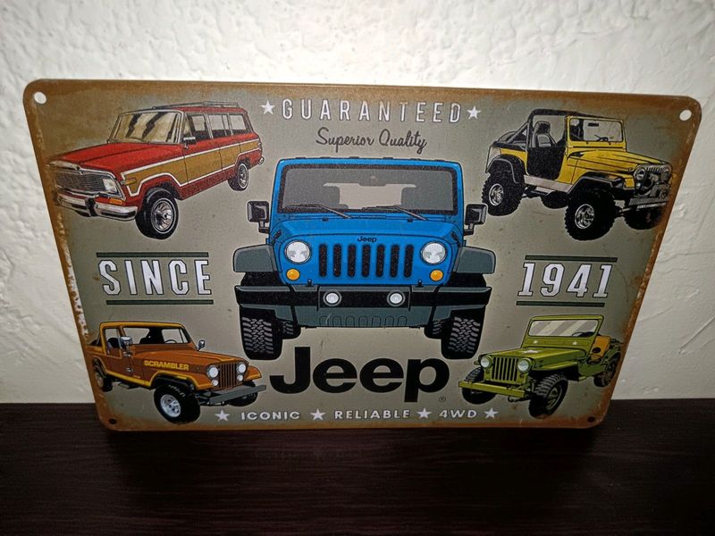 Jeep garage sign