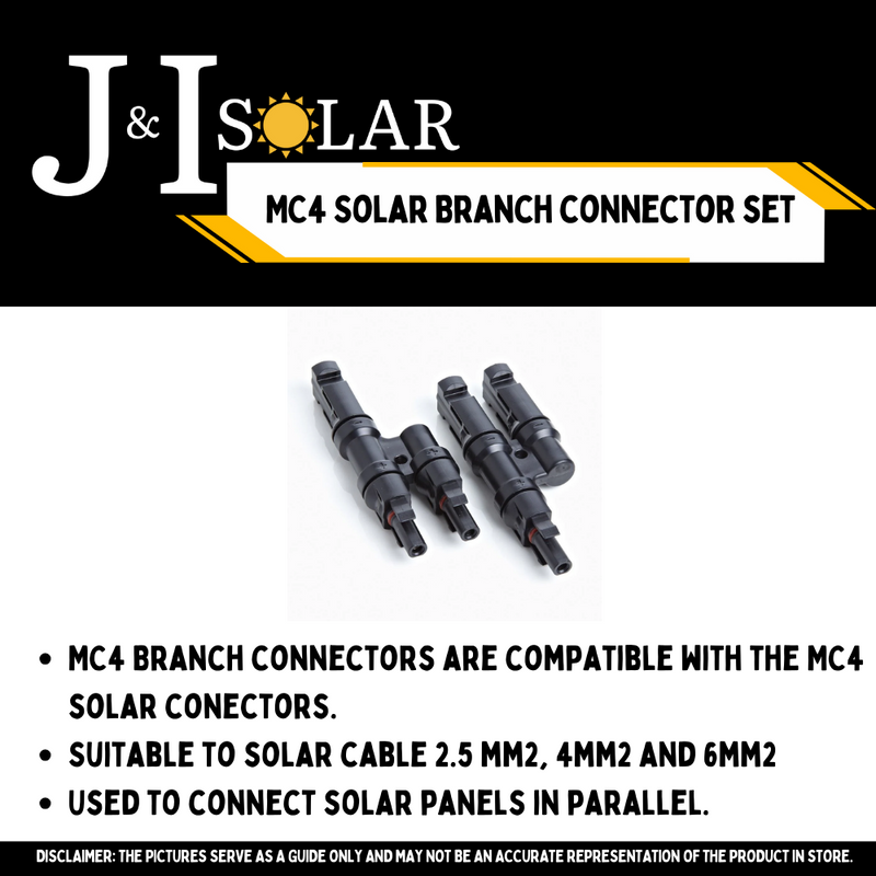 MC4 BRANCH CONNECTOR SET