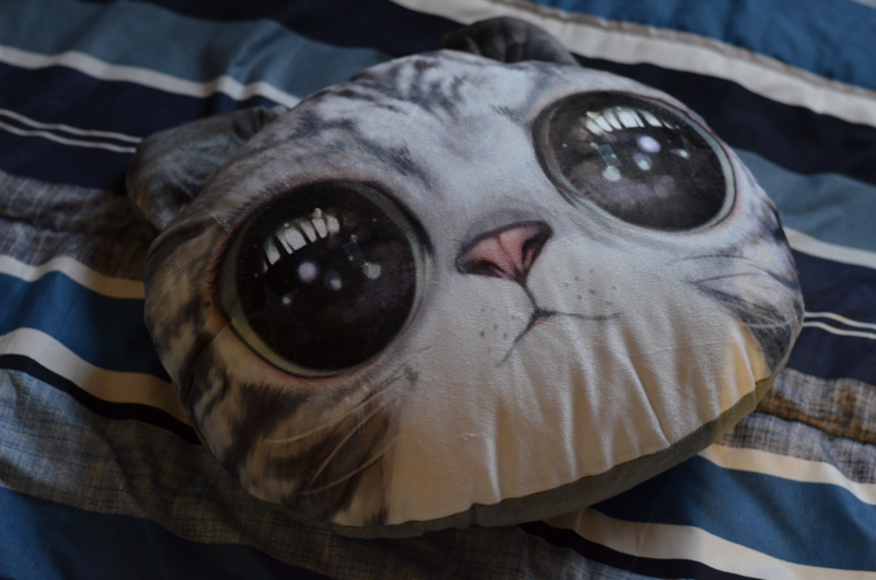 Cat Face Pillow