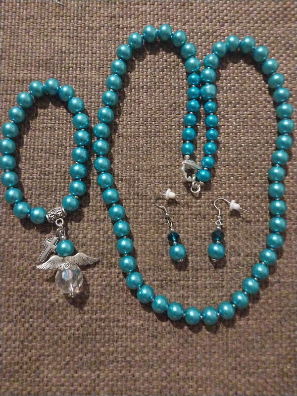 Aqua Necklace Set