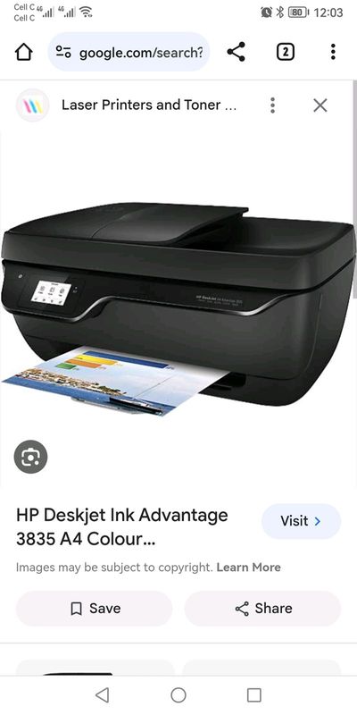 HP Deskjet Ink Advantage 3835 All-in-One