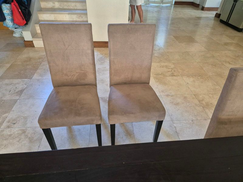 Dining room table and chairs