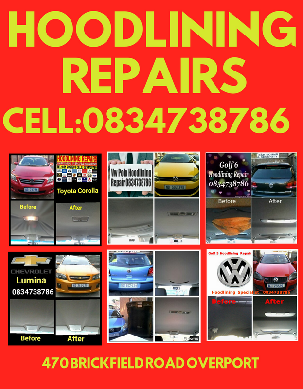 Hoodlining Repairs done same day 》》》 470 Brickfield Road Overport
