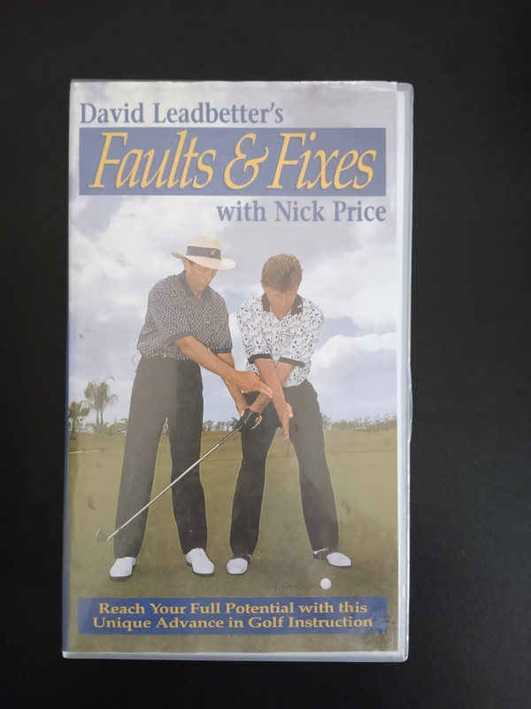 david leadbetter&#39;s faults and fixes golf VHS