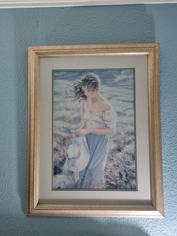Rafaella Blanc framed prints  55cm x 70 cm. R1000 each