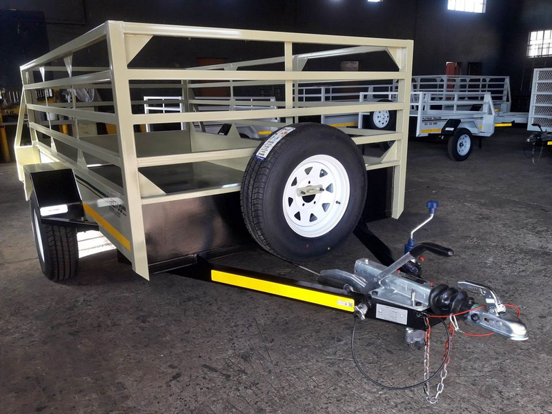Fleetco 3m single axel braked 1.5 T utility trailer