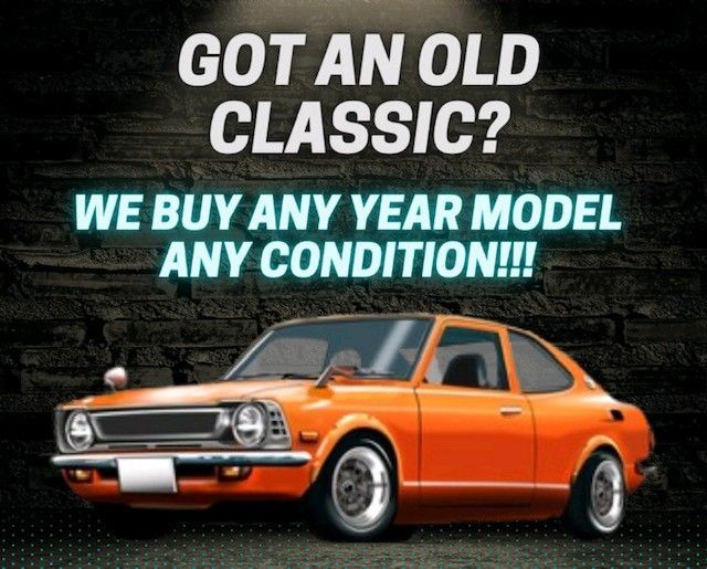 Classic cars wanted for cash