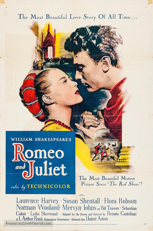 ROMEO AND JULIET -1954 -16mm   FILM FOR SALE
