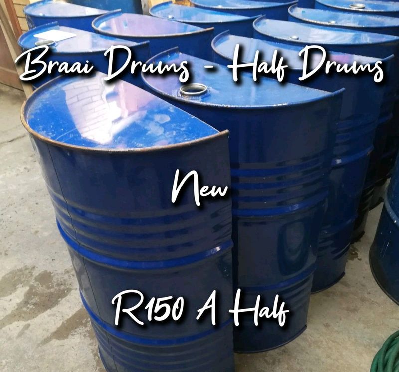 Braai Drums - Half Drums - Fire Pits