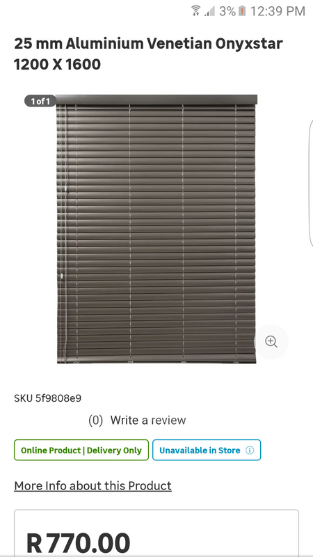 Venetian blinds