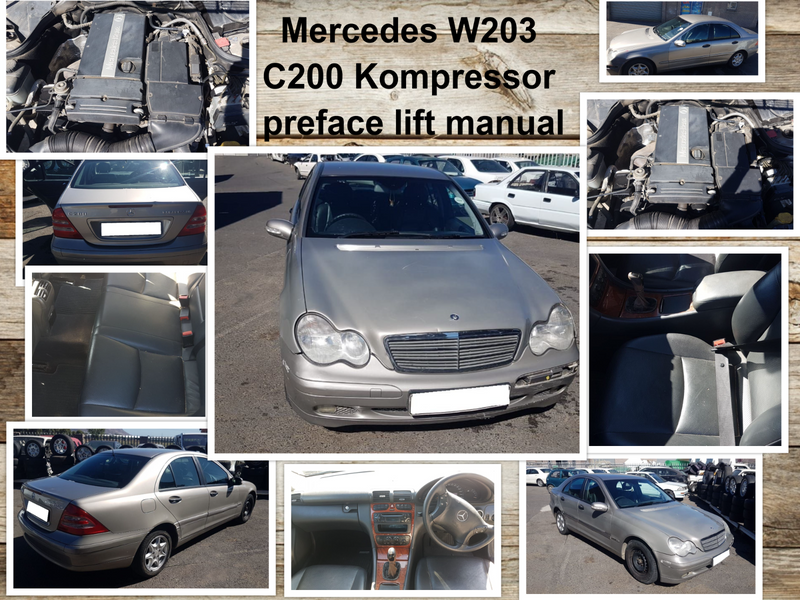 Mercedes W203 C200 Kompressor preface lift manual spares for sale