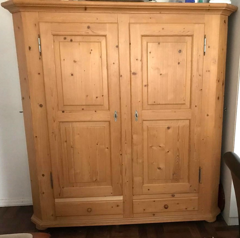 Antique Swiss cupboard reduces to 9900.