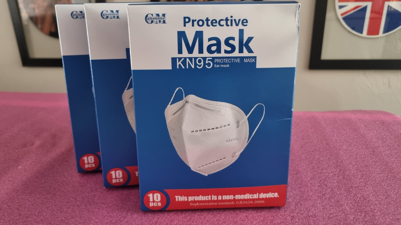 KN95 MASK WHITE - 10PCS IN A BOX - 500 BOXES AVAILABLE
