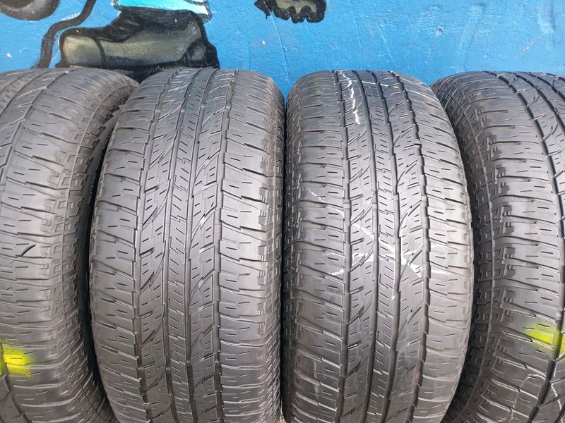 A Set of Tyres 285/65 R17 in a very good condition contant Number 0735083916