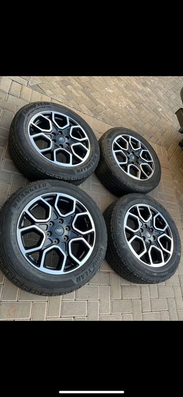 Ford ranger 20” next gen wildtrak rims and tyres