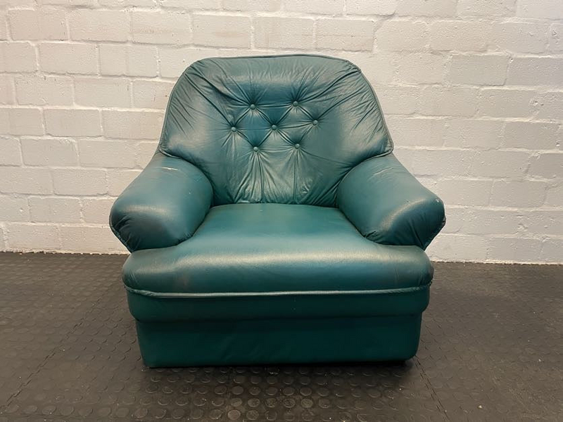 Green 1 Seater Arm Chair-