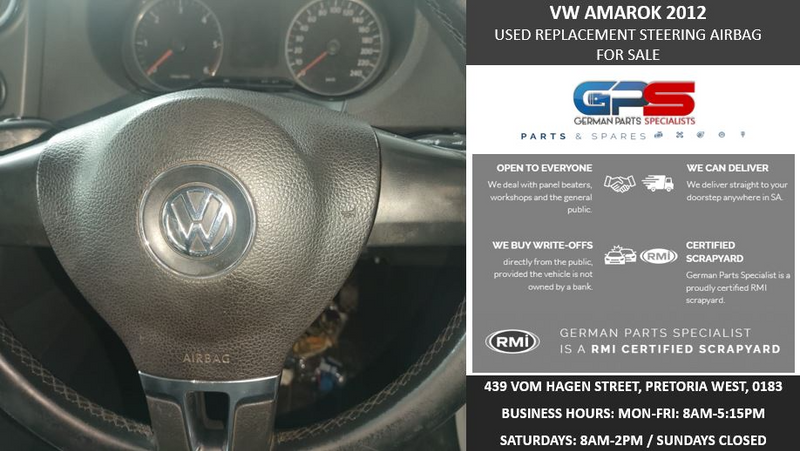 VW AMAROK 2012 USED REPLACEMENT STEERING AIRBAG FOR SALE