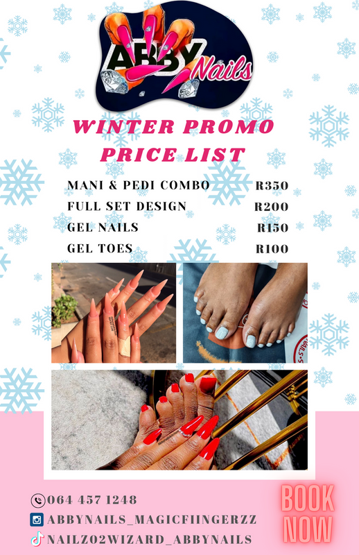 Nails Mani and Pedi winter Promo